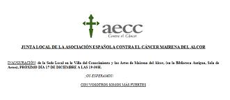 En apoyo de la Junta local de la Asociación Española contra el Cáncer de Mairena del Alcor