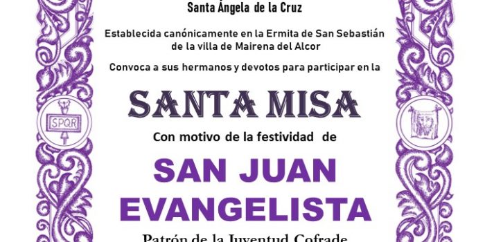 Festividad de San Juan Evangelista