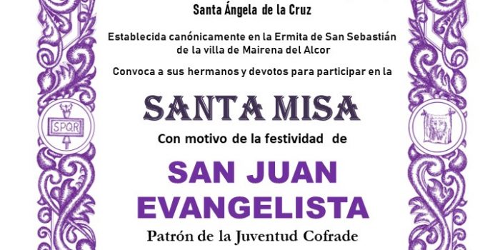 Misa por la festividad de San Juan Evangelista