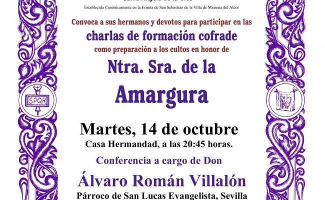 Formación Cofrade, 14 de octubre de 2025.
