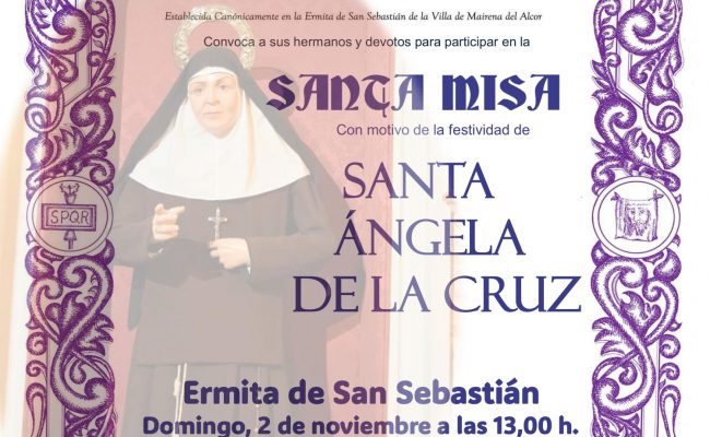 Misa en honor de Santa Ángela