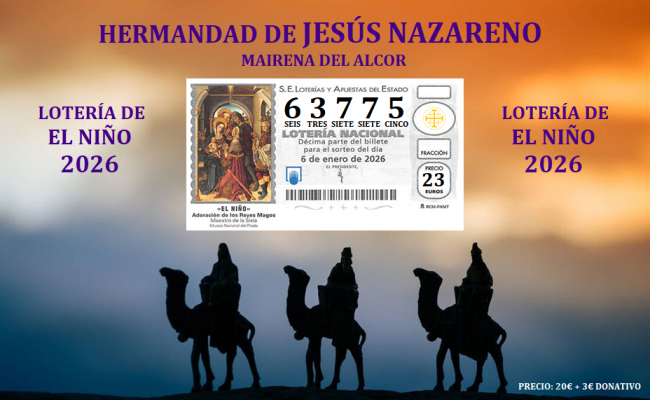 Lotería de EL NIÑO 2026