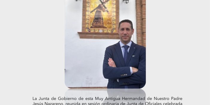 Nombramiento XIX Pregón del Nazareno
